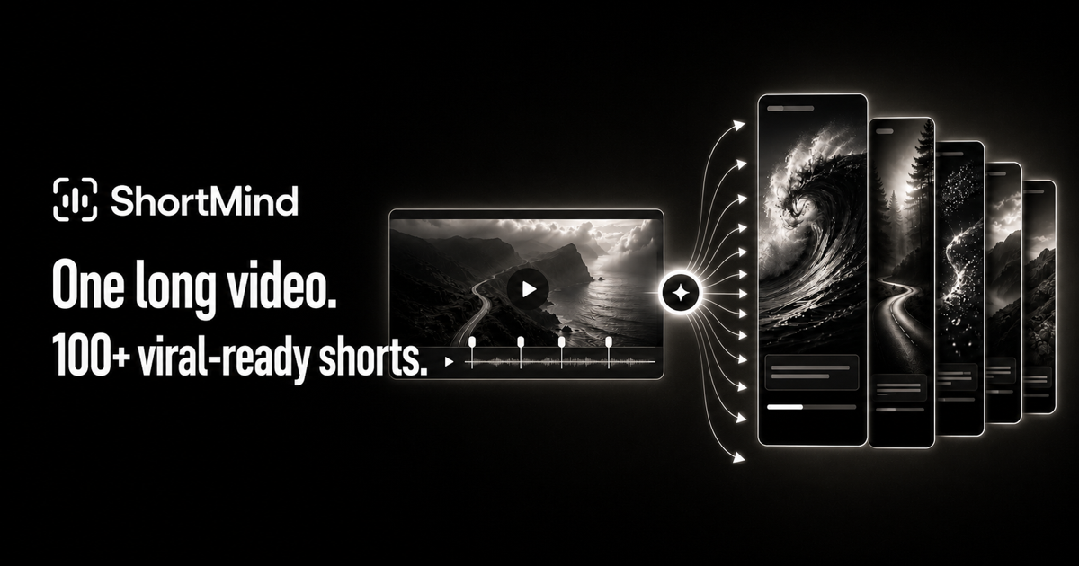 AI Video Clipping & Shorts Generator screenshot